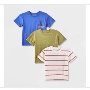 Grayson Mini Toddler Boys' 3pk Striped Graphic T-Shirt - Size 3T new